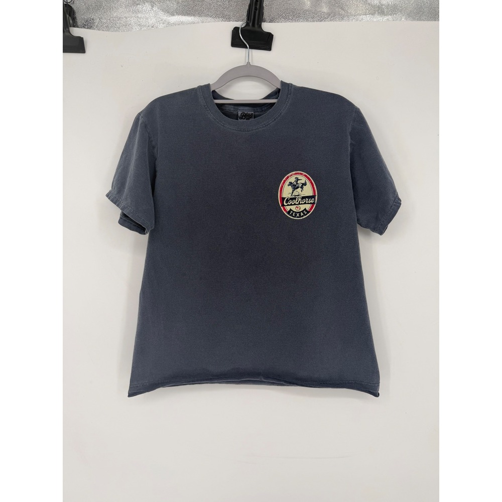 Blue 84 T-Shirt Unisex Small Blue Excellent Coolhorse Texas Rodeo Graphic Tee